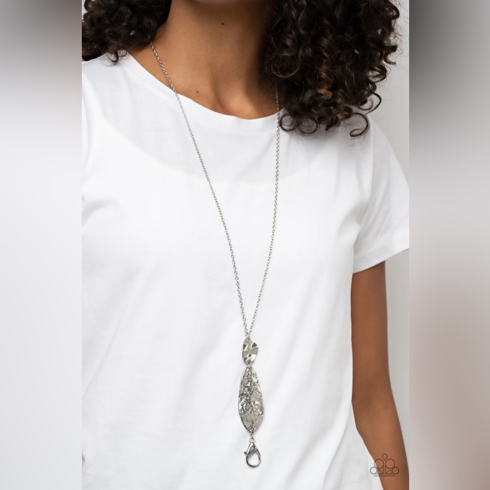 Artisan Abode - Silver Lanyard - Paparazzi Accessories